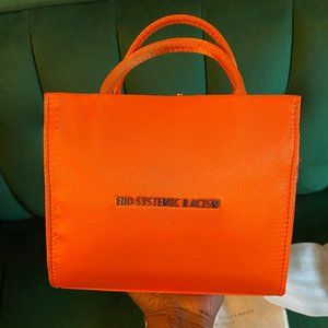 **NEW**Brandon Blackwood ESR Tote - Orange Satin